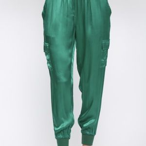 Emerald green jogger set